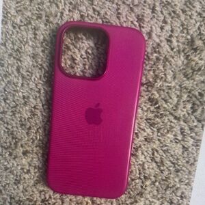 Apple Fuchsia iPhone Case